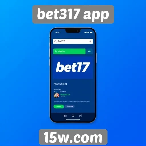 Novo design da interface do bet317 app
