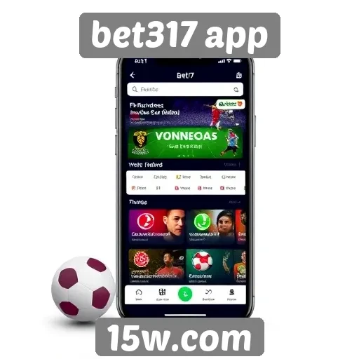 Apostas esportivas no bet317 app em destaque